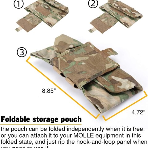 IDOGEAR Dump Pouch Tactical MOLLE Dump Pouch 